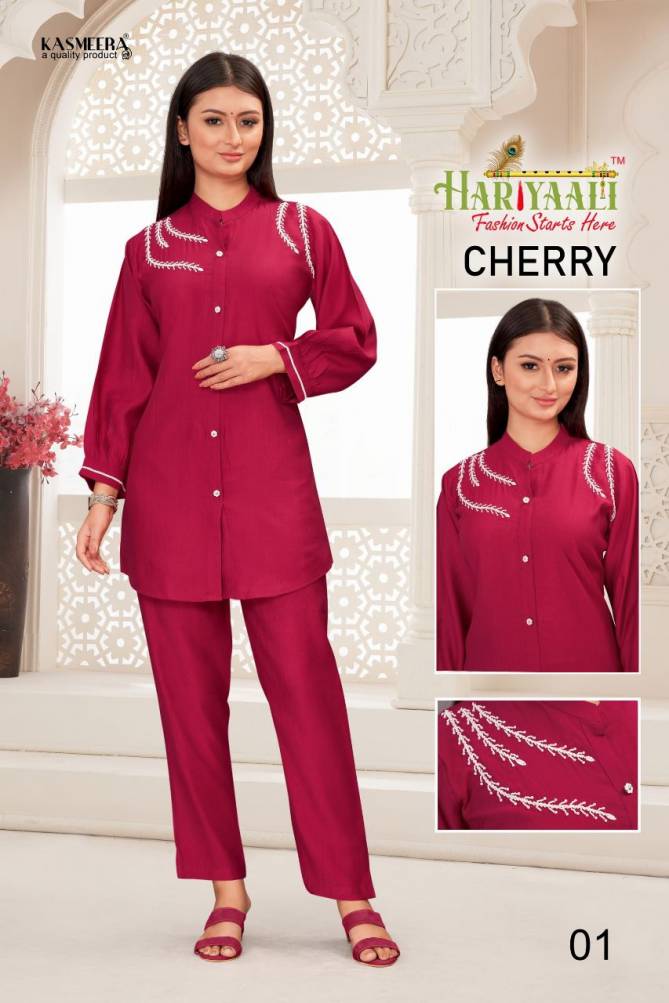 Cherry By Hariyali Ladies Top With Bottom Catalog
